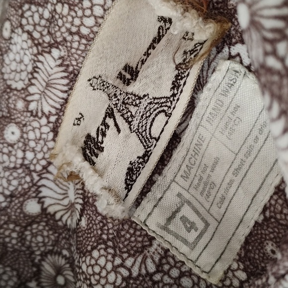 Mary Harnes 1960s Floral House Dress S(?) Vintage Size 12 - Picture 4 of 11